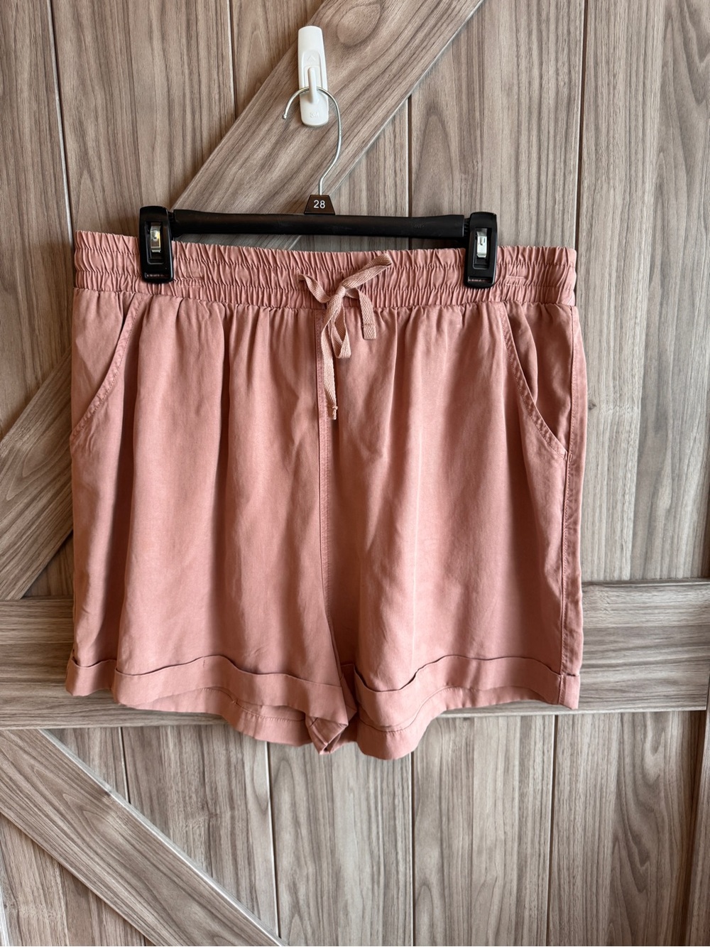 Universal Thread High-Waist Drawstring Shorts - Dusty Rose Pink